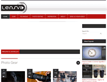 Tablet Screenshot of lensvid.com